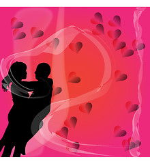 Image showing valentine couple hugging 