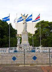 Image showing statue ruben dario plaza de la republica managua nicaragua