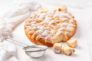 Image showing Sweet rolls, Buchteln (buchty),  Buchteln  - typical Czech and Austrian sweet buns made of yeast dough