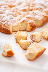 Image showing Sweet rolls, Buchteln (buchty),  Buchteln  - typical Czech and Austrian sweet buns made of yeast dough