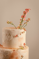 Image showing Wedding cake close up