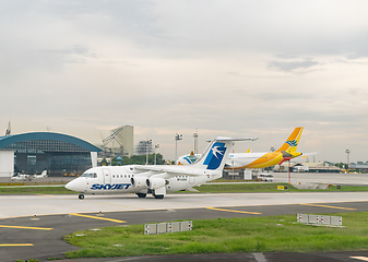Image showing Skyjet BAE-146 at NAIA, Manila, Philippines