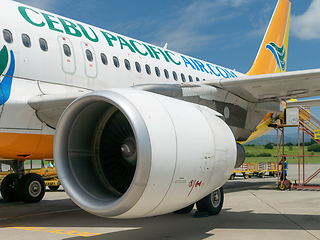 Image showing Cebu Pacific Airbus A320 NEO at General Santos City