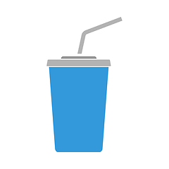 Image showing Cinema Soda Drink Icon