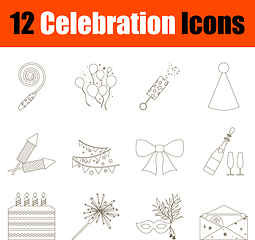 Image showing Celebration Icon Set