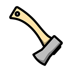 Image showing Icon Of Camping Axe