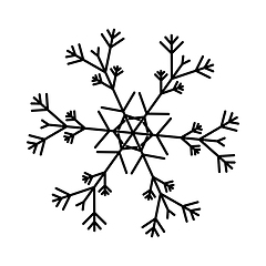 Image showing Snowflake Icon