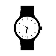 Image showing Business Woman Watch Icon