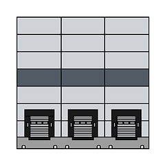 Image showing Warehouse Logistic Concept Icon