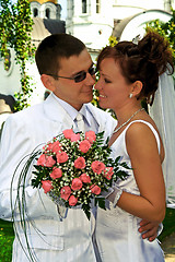 Image showing Groom and bride 