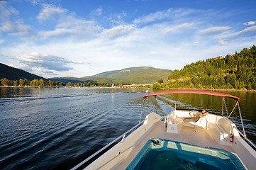 Image showing Relax on Boat