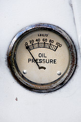 Image showing Oil Pressure Gauge