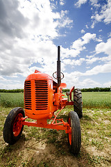 Image showing Old Retro Tractor