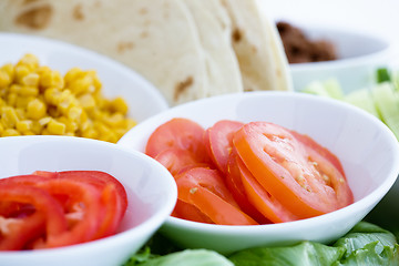 Image showing Taco Ingredients