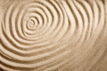 Image showing Sand Swirl Background