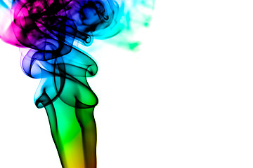 Image showing Colorful Smoke Background