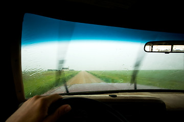 Image showing Driving in Rain