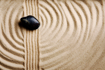 Image showing Sand Swirl Background