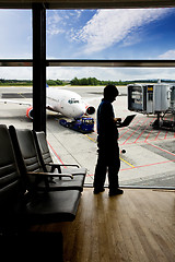 Image showing Airport Terminal Laptop
