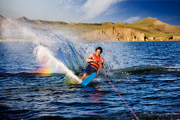 Image showing Waterskiing