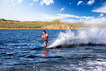 Image showing Waterskiing