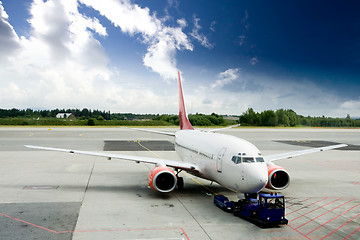 Image showing Airplane on Tarmac