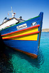 Image showing Comino Island Boat