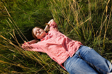 Image showing Country Farm Girl