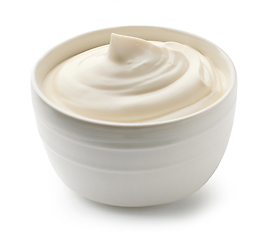 Image showing bowl of mayonnaise