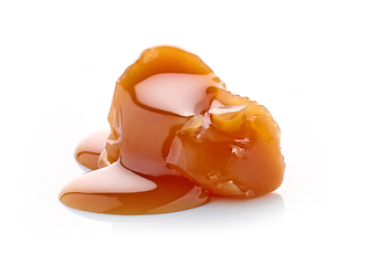 Image showing caramel candy isolated on white