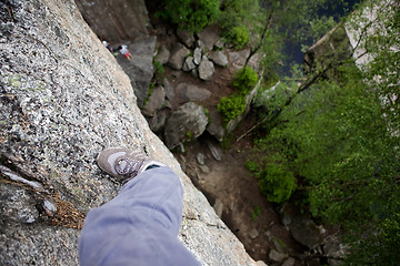 Image showing Step out on a Ledge