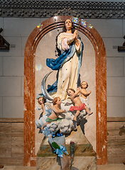 Image showing Virgin Mary sculpture at the Manila Cathedral, Manila, Philippin