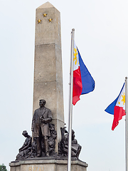 Image showing The Jose Rizal Monument in Manila, Philippines