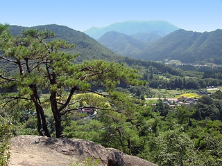 Image showing Japanese valley landscape