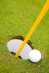 Image showing Golf Ball Hole