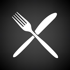 Image showing Fork And Knife Icon