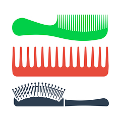 Image showing Hairbrush Icon