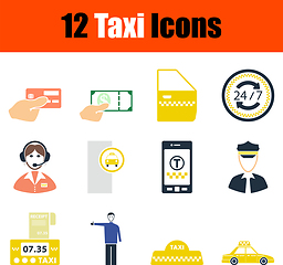 Image showing Taxi Icon Set