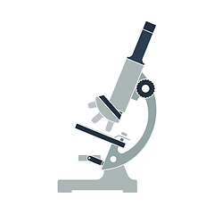 Image showing Icon Of Chemistry Microscope