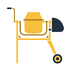 Image showing Icon Of Concrete Mixer