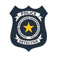 Image showing Police Badge Icon