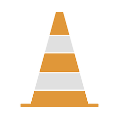 Image showing Icon Of Traffic Cone