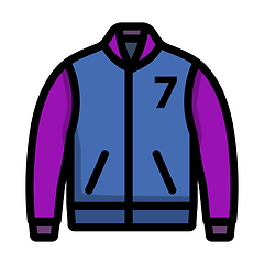 Image showing Baseball Jacket Icon