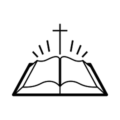 Image showing Holly Bible Icon