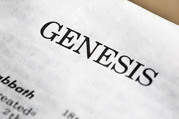 Image showing Genesis