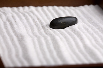 Image showing Rock in Sand