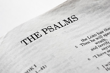 Image showing The Psalms