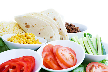 Image showing Taco Ingredients