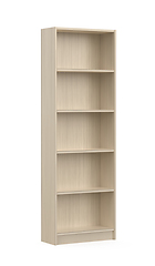 Image showing Empty wooden bookcase