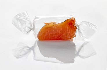 Image showing caramel candy on a white background